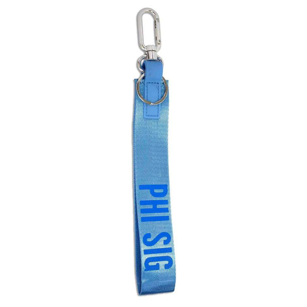 Sorority Shop Phi Sigma Sigma Polyester Strap Keychain 