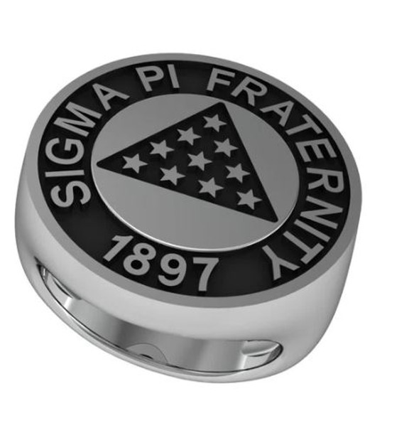 Sigma Pi Sterling Silver Ring