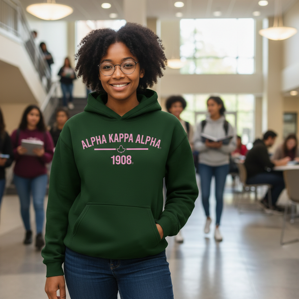 Alpha Kappa Alpha Ivy 1908 Hoodie Sweatshirt
