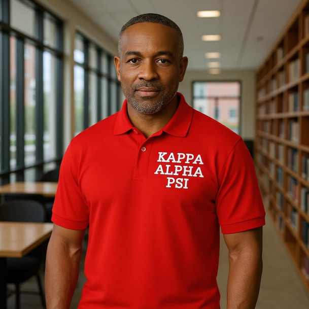 Kappa Alpha Psi DryBlend Jersey Polo – Clean Lines. Classic Nupe Energy.