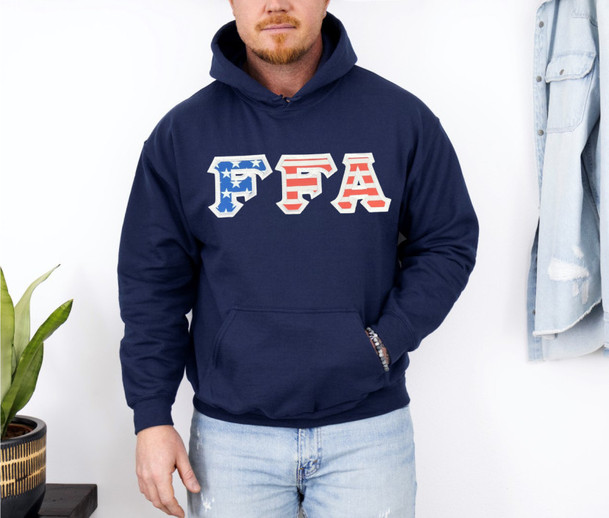 FFA American Flag Twill Hooded Sweatshirt