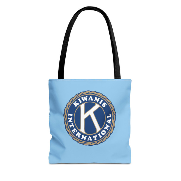 Kiwanis Black Handle Tote Bag