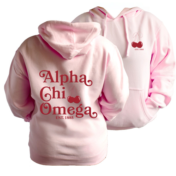 Alpha Chi Omega Cherry On Top Hoodie