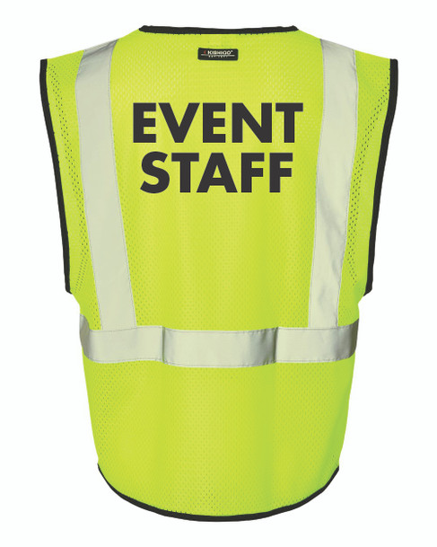 Custom Unisex Hook-and-Loop Mesh Vest