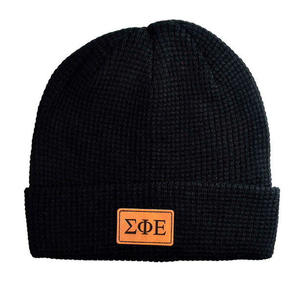 Sigma Phi Epsilon Beanie Hat - Winter Hat -Greek Patch