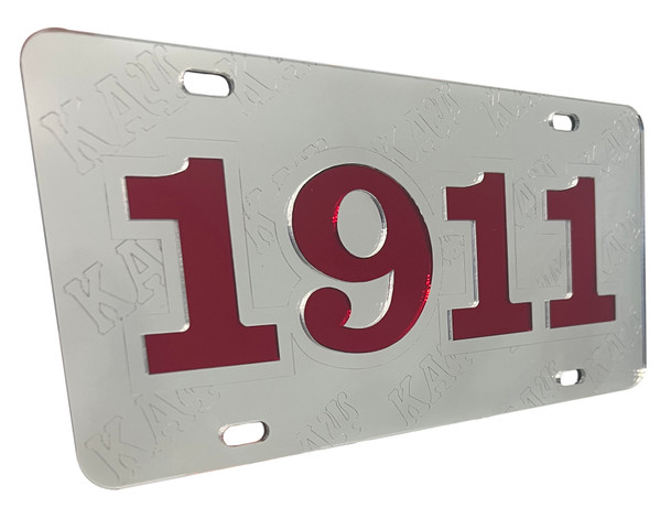Kappa Alpha Psi 1911 Mirrored License Plate