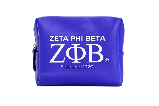 Zeta Phi Beta Makeup Bag