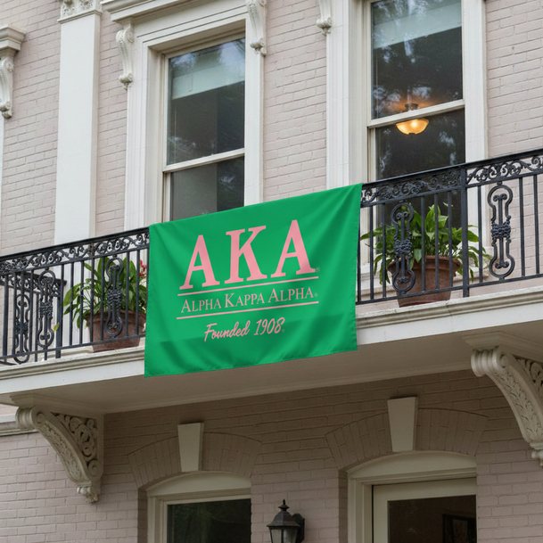 Alpha Kappa Alpha Founders Flag