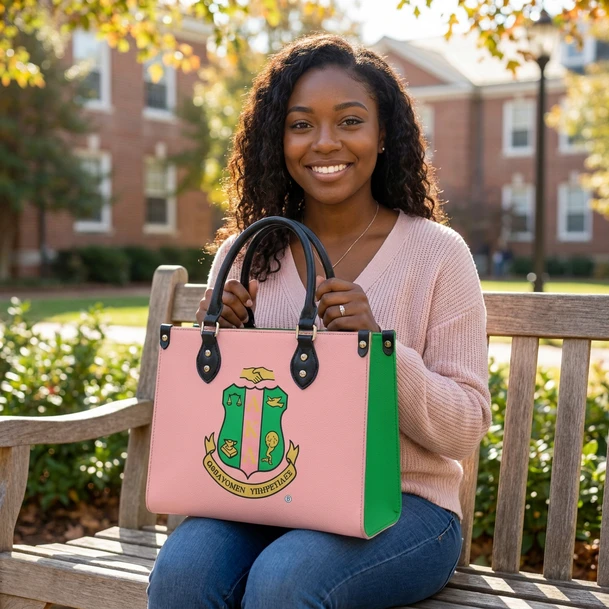 Alpha Kappa Alpha Pink Handbag