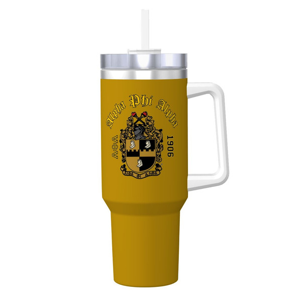 Alpha Phi Alpha Gold 40oz Tumbler
