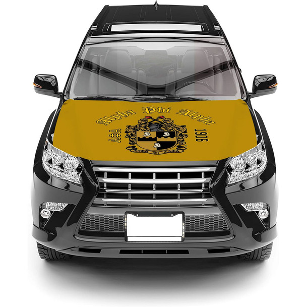 Alpha Phi Alpha Car Hood Cover