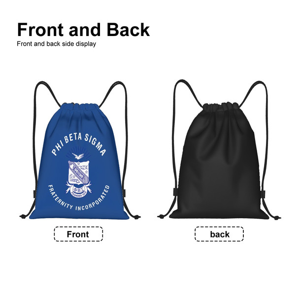 Omega Psi Phi Drawstring Backpack