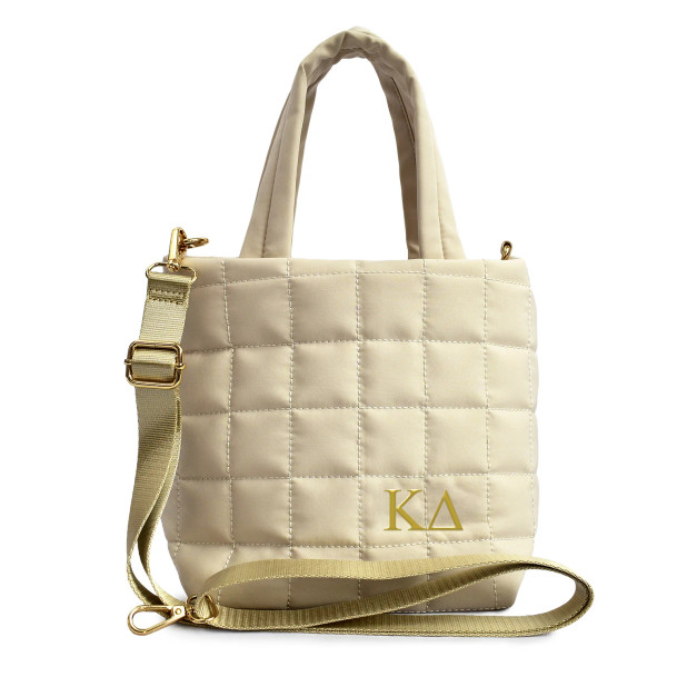 Kappa Delta Quilted Tote Bag