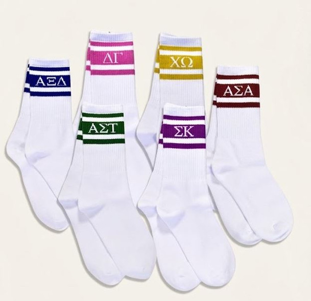 Sorority Crew Socks