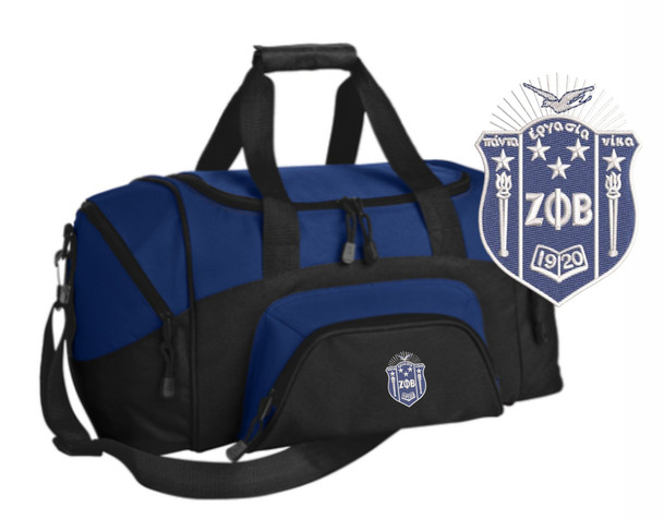 Zeta Phi Beta Colorblock Duffel Bag