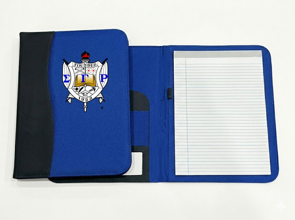 Sigma Gamma Rho Royal Blue Padfolio - Closeout