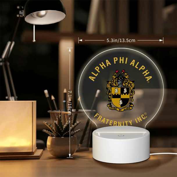 Alpha Phi Alpha Acrylic Night Light