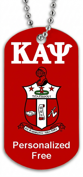 Kappa Alpha Psi Personalized Dog Tags
