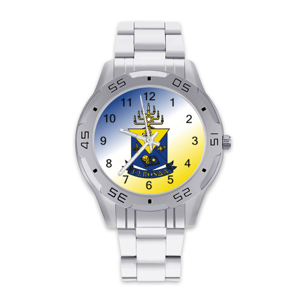 Alpha Epsilon Pi Stainless Steel Watch - Men's