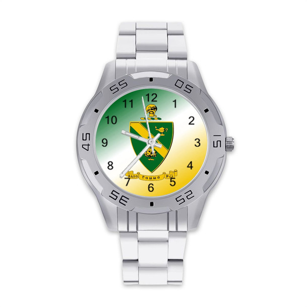 Alpha Gamma Rho Stainless Steel Watch - Men's