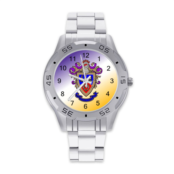 Delta Sigma Pi Stainless Steel Watch - Men's