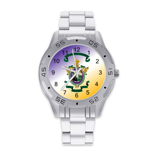 Lambda Chi Alpha Stainless Steel Watch - Men's