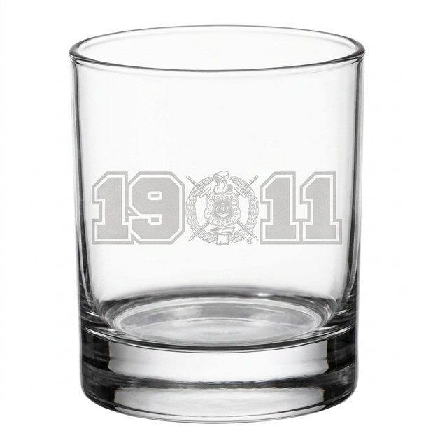 Omega Psi Phi - 1911 Old Style Glass