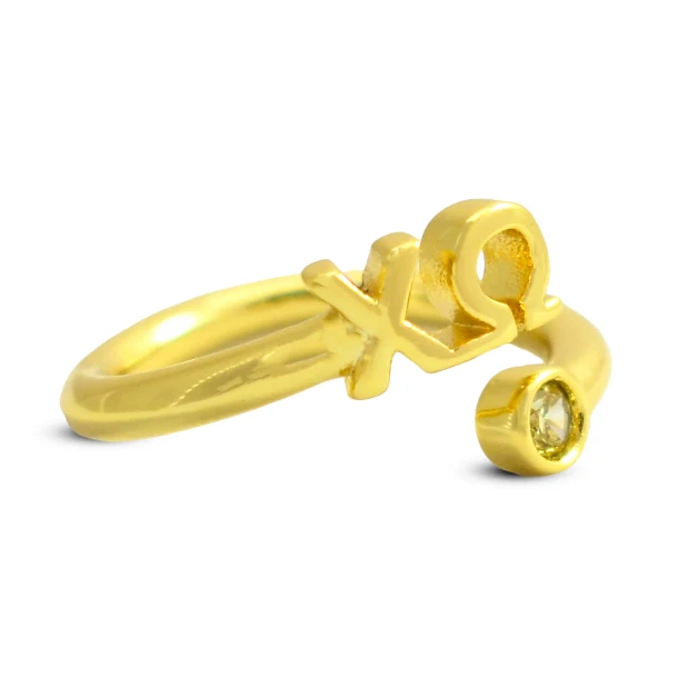 Chi Omega Gemstone Rings