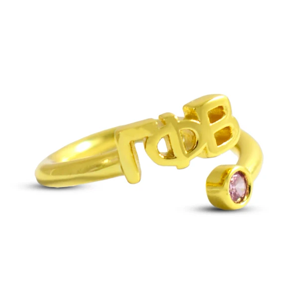 Gamma Phi Beta Gemstone Rings