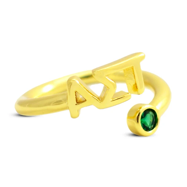 Alpha Sigma Tau Gemstone Rings