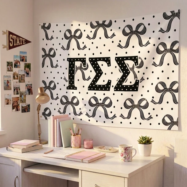 Gamma Sigma Sigma Bows Sorority Flags