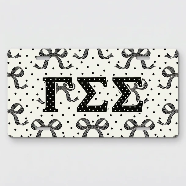 Gamma Sigma Sigma Ribons License Plate