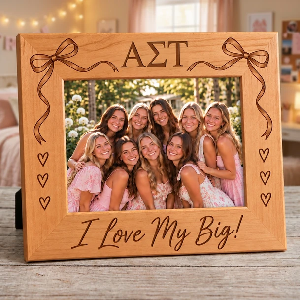 Alpha Sigma Tau Big Little Picture Frame