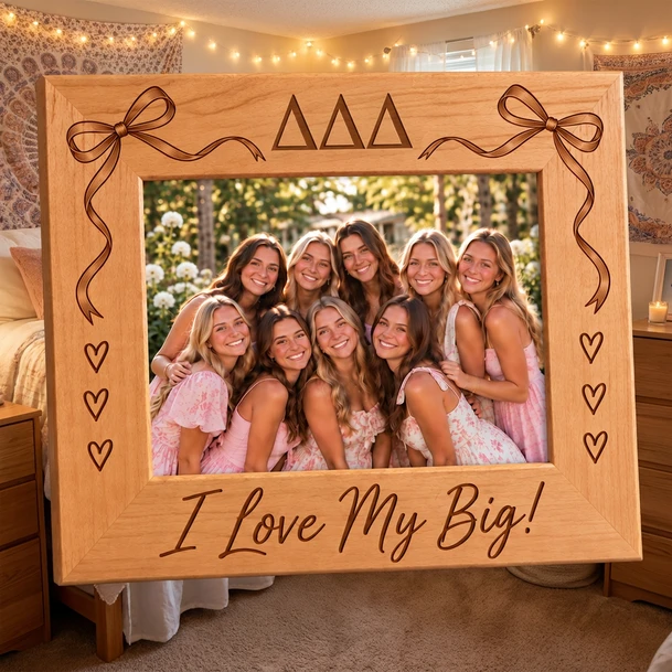 Delta Delta Delta Big Little Picture Frame