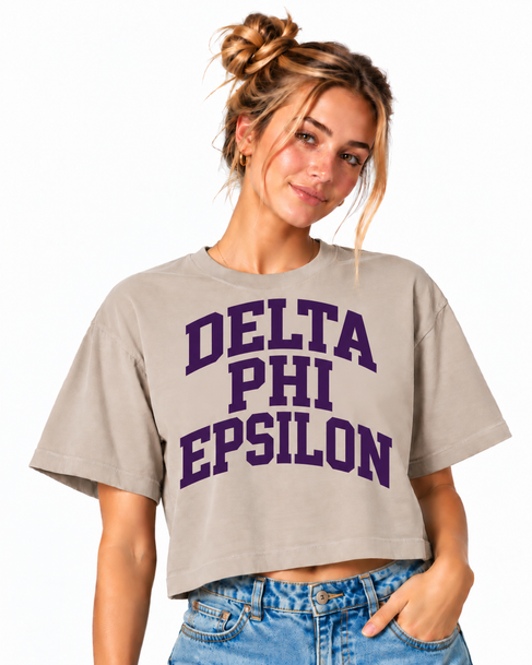 Delta Phi Epsilon American Apparel Boxy Tee