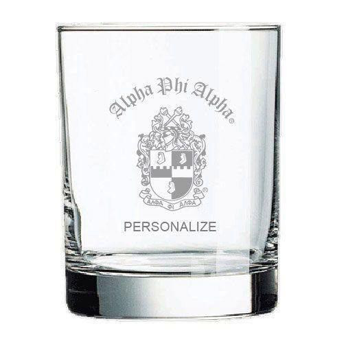 Alpha Phi Alpha Old Style Glass