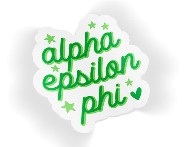 Alpha Epsilon Phi Star Sticker