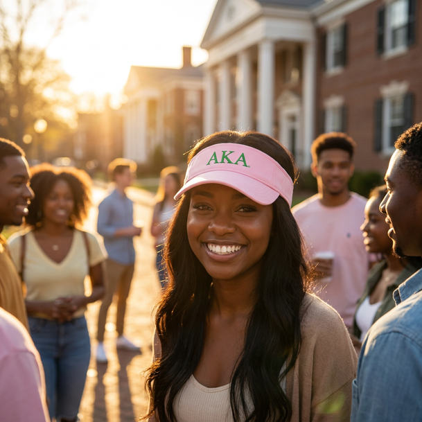 Alpha Kappa Alpha Visor