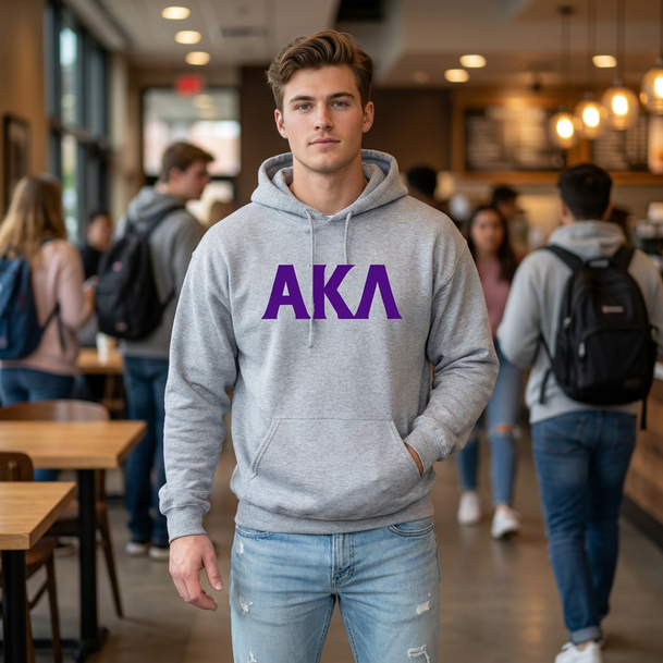 Alpha Kappa Lambda letter Hoodie
