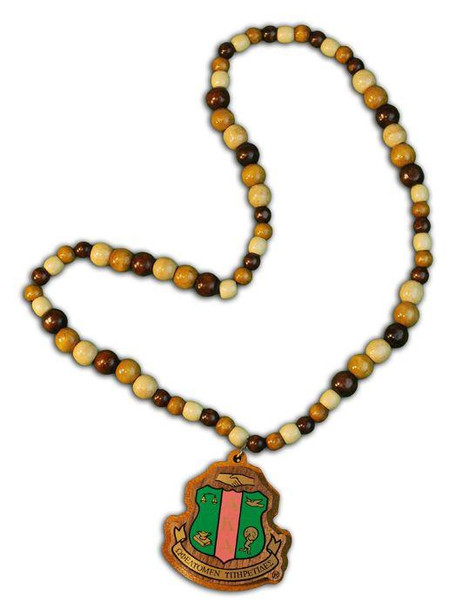 Craftique Alpha Kappa Alpha Tiki Necklace - AKA Necklace 