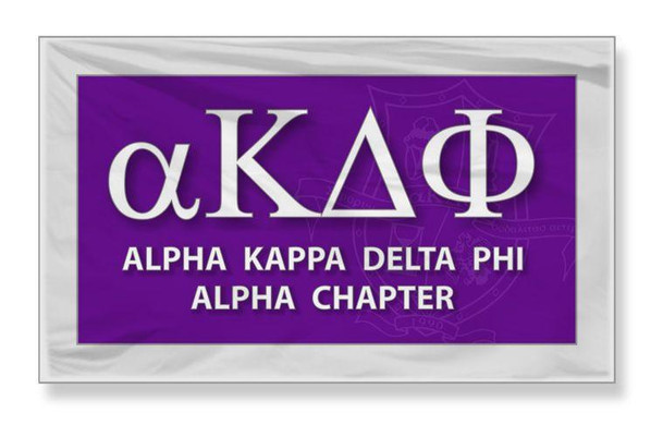 Alpha Kappa Delta Phi 3 x 5 Flag