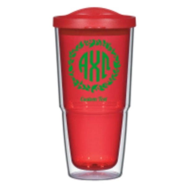 Alpha Chi Omega 24oz Biggie Tumbler with Lid