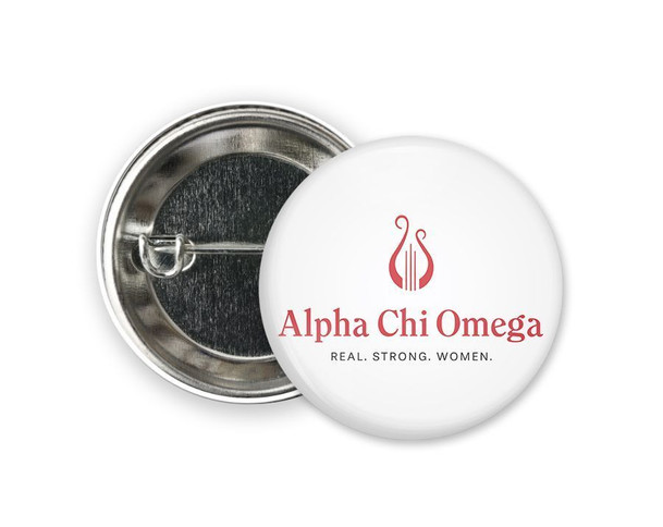 Alpha Chi Omega Logo Button