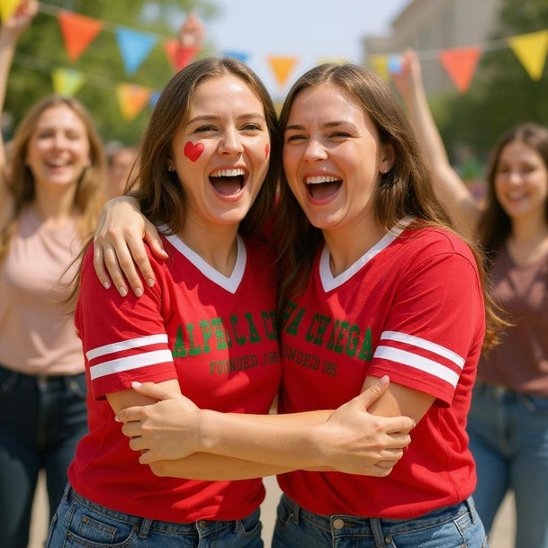 Alpha Chi Omega Boyfriend Style Founders Jersey