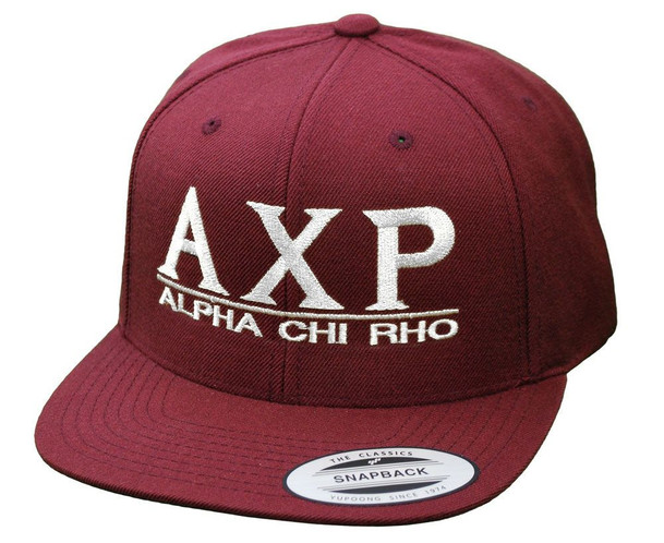 Alpha Chi Rho Flatbill Snapback Hats Original