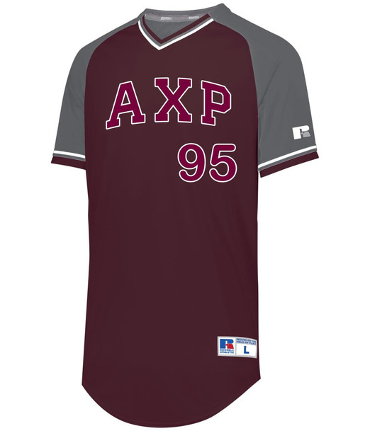 Alpha Chi Rho Classic V-Neck Baseball Jersey