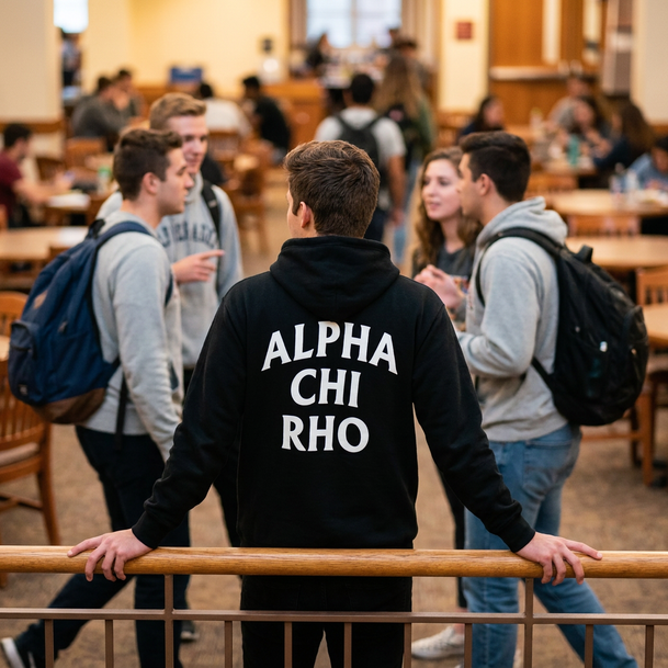 Alpha Chi Rho Social Hooded Sweatshirt