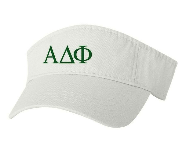 Alpha Delta Phi Greek Letter Visor