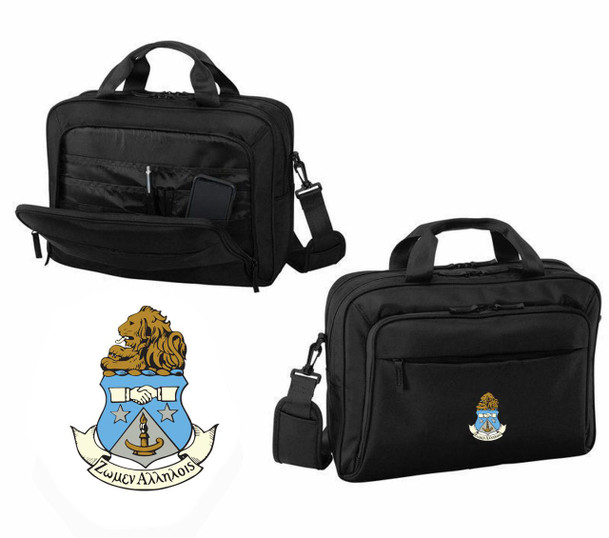  DISCOUNT-Alpha Delta Pi Crest - Shield Briefcase Attache 