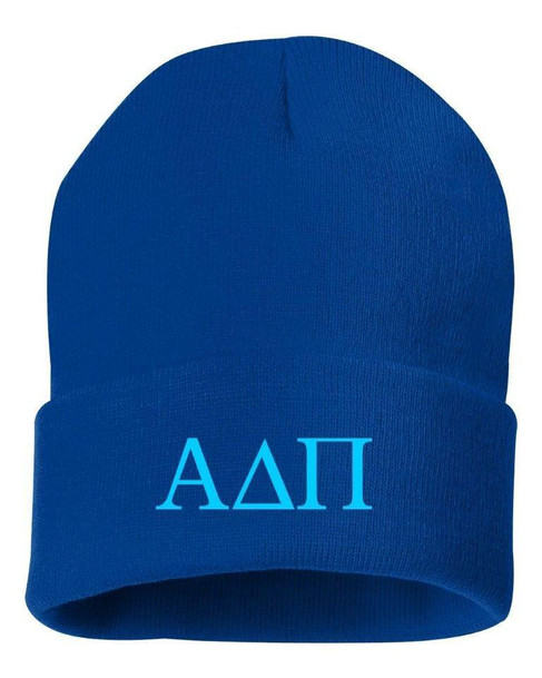  Alpha Delta Pi Greek Letter Knit Cap 